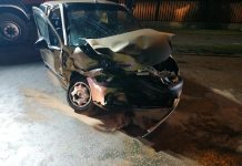Wypadek – zderzenie pojazdów w Rząśniku Wypadek Rząśnik