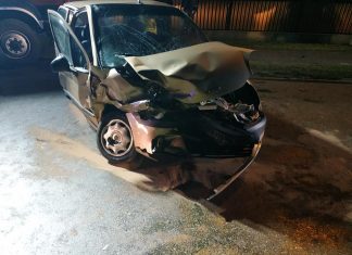 Wypadek – zderzenie pojazdów w Rząśniku Wypadek Rząśnik
