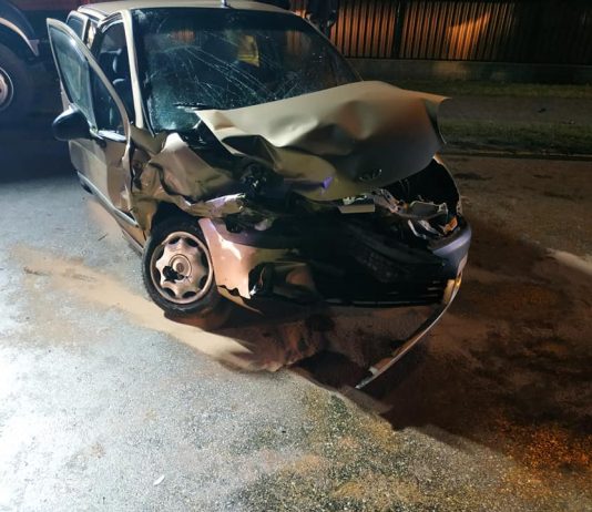 Wypadek – zderzenie pojazdów w Rząśniku Wypadek Rząśnik