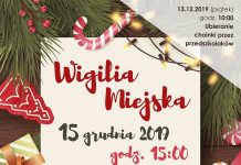 Wigilia miejska 15 grudnia Wyszków wigilia miejska
