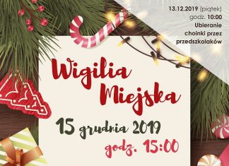 Wigilia miejska 15 grudnia Wyszków wigilia miejska