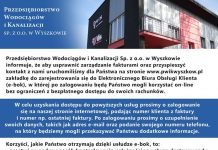 Przedsiębiorstwo Wodociągów i kanalizacji uruchomiło eBOK PWiK Wyszków