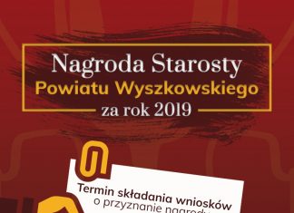 Nagrody Starosty 2019-dawne „Za czyn” Nagroda Starosty Wyszkowskiego