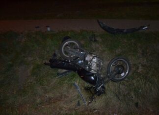 Młoty motocyklista ranny w wypadku. Somianka wypadek Somianka krajowa 62