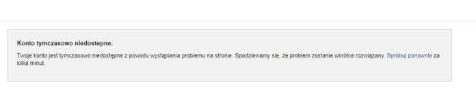 awaria Facebooka awaria Facebooka