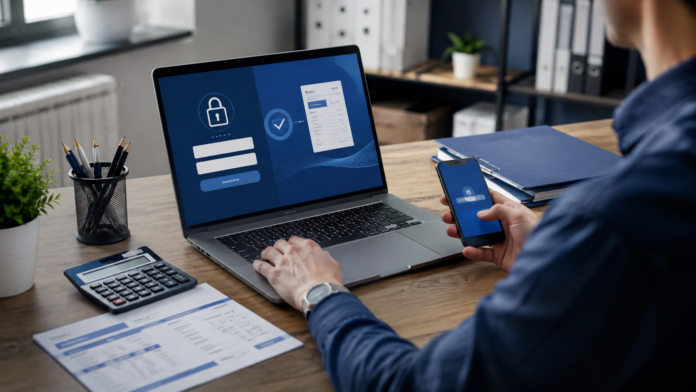 KSeF logowanie do Krajowego Systemu e-Faktur na komputerze KSeF logowanie do Krajowego Systemu e-Faktur na komputerze