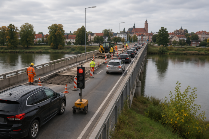 Remont mostu wyszkowskiego w Pułtusku Remont mostu wyszkowskiego w Pułtusku i ruch wahadłowy na DW618