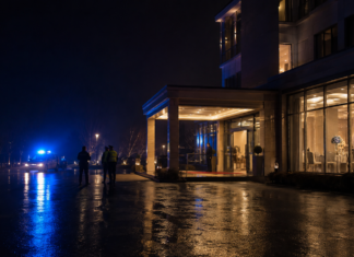Aktualizacja. Tragedia na weselu w Wadowicach – nowe ustalenia śledczych. Nocna interwencja policji przed hotelem po tragicznym zdarzeniu na weselu w Wadowicach