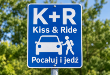 Kiss and Ride przy SP4 w Wyszkowie. Co oznacza znak K+R? wyszków pocałuj i jedź