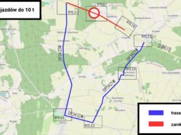 DW 618 zamknięta. Wyszków–Pułtusk: objazd przez Zatory droga w zatorach zablokowana do końca roku