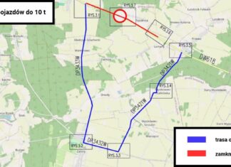 DW 618 zamknięta. Wyszków–Pułtusk: objazd przez Zatory droga w zatorach zablokowana do końca roku