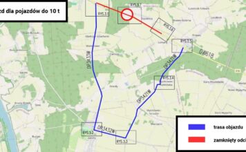 DW 618 zamknięta. Wyszków–Pułtusk: objazd przez Zatory droga w zatorach zablokowana do końca roku