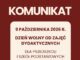 9 października bez lekcji w gminie Wyszków. Co z opieką nad dziećmi? dzien wolny w szkołach w gminie wyszków 9 października 2026